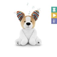 Zazu Peek a Boo Soft Toy Danny Плюшено музикално куче с люлеещи се уши, от 0 месеца