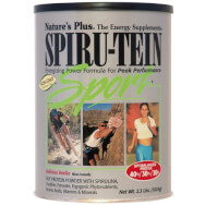 Natures Plus Spiru-tein Sport Хранителна добавка на прах с вкус на ванилия за енергия, издръжливост и мускулна сила 1024gr