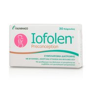 Iofolen Preconception Хранителна добавка с витамини, минерали и фолиева киселина 30caps - С цинк, който подобрява плодовитостта и допринася за естественото торене Iofolen Preconception Хранителна добавка с витамини, минерали и фолиева киселина 30caps - С цинк, който подобрява плодовитостта и допринася за естественото торене