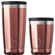 Chilly\'s Coffee Cup Chrome Edition Rose Gold Неръждаема чаша за напитки