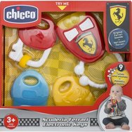 Chicco Занимателна бебешка играчка под формата на ключове със звук и гризалки 3м+