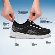 Scholl Shoes Saturn F291281004 Black Анатомични обувки, дават правилна стойка и естествено, безболезнено ходене 1 чифт Scholl Shoes Saturn F291281004 Black Анатомични обувки, дават правилна стойка и естествено, безболезнено ходене 1 чифт