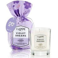 I Love... Violet Dreams Scented Candle Ароматна свещ 200gr I Love... Violet Dreams Scented Candle Ароматна свещ 200gr