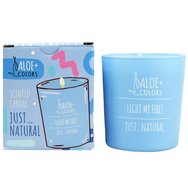 Aloe+ Colors Scented Soy Candle Just Natural 220gr - Ароматизирана соева свещ в буркан със свеж аромат