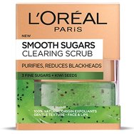 L\'oreal Paris Smooth Sugars Clearing Kiwi Face & Lip Scrub 50ml
