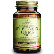 Solgar Vitamin E Dry / ВИТАМИН Е капсули veg.caps 200 IU & 400IU Solgar Vitamin E Dry / ВИТАМИН Е капсули veg.caps 200 IU & 400IU