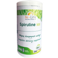 Be-Life Spiruline 500 Хранителна добавка за пълно хранително покритие на тялото 200 таблетки Be-Life Spiruline 500 Хранителна добавка за пълно хранително покритие на тялото 200 таблетки