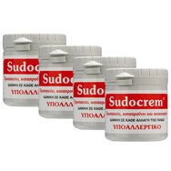 Sudocrem Комплект 4x125ml - Лек антисептичен и успокояващ крем Идеален за смяна на пелени Sudocrem Комплект 4x125ml - Лек антисептичен и успокояващ крем Идеален за смяна на пелени