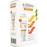 A-Derma Protect Cream Very High Protection Spf50+, 40ml & Подарък Protect AH After Sun Repairing Lotion 100ml