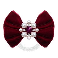 Invisibobble Bowtique British Royal Take a Bow Red Velvet & Pearls Put Your Crown on 1 Τεμάχιο Invisibobble Bowtique British Royal Take a Bow Red Velvet & Pearls Put Your Crown on 1 Τεμάχιο