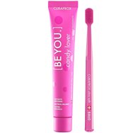 Curaprox Be You Challenger Ortho Ultra Soft Ортодонтска четка за зъби и паста за зъби с аромати срещу кариес 90ml