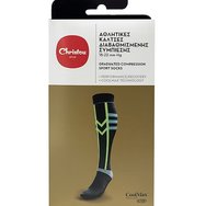 Christou Graduated Compression Sport Socks CH-016 18-22mm Hg Black 1 чифт Medium 39.5-42.5