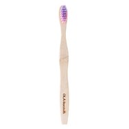 OLABamboo Kids Toothbrush Soft 1 Парче - Лилаво / Розово - Мека детска четка за зъби от 100% бамбук