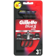 Gillette Blue3 Plus Red Disposable Razors 3 бр Gillette Blue3 Plus Red Disposable Razors 3 бр