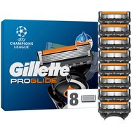 Gillette Promo Pro Glide Replacement Razors 8 бр & Калъф за носене 1 бр - 5 сменяеми глави за бръснене с ножчета за до 8 месеца бръснене
