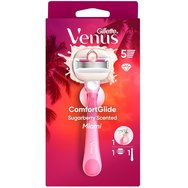 Gillette Venus ComfortGlide Miami Sugarberry 1 дръжка & 1 резервна част & 1 душ основа