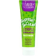 Aloe+ Colors So Fresh So Clean Triple Exfoliating Face Mask 60ml - Ексфолираща маска за лице с тройно действие с глина Aloe+ Colors So Fresh So Clean Triple Exfoliating Face Mask 60ml - Ексфолираща маска за лице с тройно действие с глина