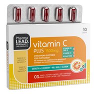 Pharmalead Vitamin C Plus 1500mg Food Supplement 10tabs - Хранителна добавка с комплекс от витамини, допринасящи за нормалната функция на имунната система Pharmalead Vitamin C Plus 1500mg Food Supplement 10tabs - Хранителна добавка с комплекс от витамини, допринасящи за нормалната функция на имунната система