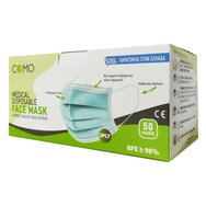 Como Хирургически медицински маски за лице от ТИП II с тройна защита в черен цвят 50 броя Como Хирургически медицински маски за лице от ТИП II с тройна защита в черен цвят 50 броя