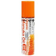 Dr Organic Manuka Honey Lip Balm Spf15, 5.7ml - Балсам за устни с органичен мед от манука, идеален за сухи, напукани устни Dr Organic Manuka Honey Lip Balm Spf15, 5.7ml - Балсам за устни с органичен мед от манука, идеален за сухи, напукани устни