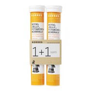 Korres Royal Jelly Витамини и минерали от пчелно млечице 1 + 1 подарък 2x18 Effer.tabs - Хранителна добавка с пчелно млечице за стимулиране на тялото с вкус на мандарина Korres Royal Jelly Витамини и минерали от пчелно млечице 1 + 1 подарък 2x18 Effer.tabs - Хранителна добавка с пчелно млечице за стимулиране на тялото с вкус на мандарина