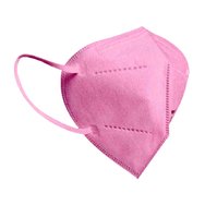 Famex Mask Защитна маска за еднократна употреба FFP2 NR KN95 в розов цвят 1 бр