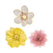Invisibobble Clipstar My Claw Charm Set Hothouse Florals Charms с флорални дизайни за уникален стил на косата 1 брой