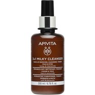 Apivita Cleansing Milk 3 in 1 Face & Eye With Chamomile & Honey 200ml - 3 в 1 лосион за лице и очи за почистване, тонизиране и премахване на грим с лайка и мед Apivita Cleansing Milk 3 in 1 Face & Eye With Chamomile & Honey 200ml - 3 в 1 лосион за лице и очи за почистване, тонизиране и премахване на грим с лайка и мед
