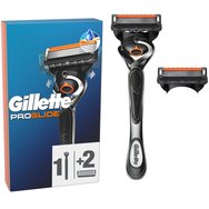 Gillette Fusion 5 Proglide Razors 2 Части и подарък Дръжка 1 Piecendle - Мъжки резервни глави с 5 ножчета против раздразнения за дълбоко бръснене, което трае и дръжка за мъжка самобръсначка