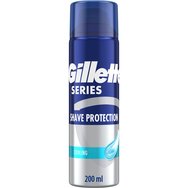 Gillette Series Cooling Sensitive Shaving Gel with Eucalyptus 200ml - Гел за бръснене с евкалипт за чувствителна кожа срещу раздразнения Gillette Series Cooling Sensitive Shaving Gel with Eucalyptus 200ml - Гел за бръснене с евкалипт за чувствителна кожа срещу раздразнения