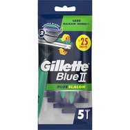 Gillette Blue II Plus Slalom 5 Броя Gillette Blue II Plus Slalom 5 Броя