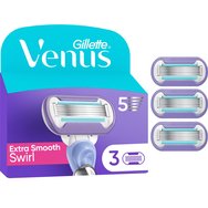 Gillette Venus Deluxe Smooth Swirl 3 бр - Резервни бръснещи глави с 5 ножчета, които издържат до 30 дни