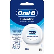Oral-B Essential Floss восъчен конец за зъби без вкус 50m