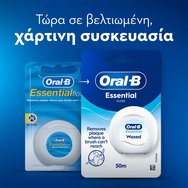 Oral-B Essential Floss восъчен конец за зъби без вкус 50m