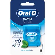 Oral-B Satin Tape восъчен конец за зъби с копринена текстура за нежно & комфортно почистване & вкус на мента 50m