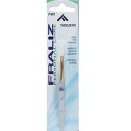 Fraliz F423 Tweezers Пинсети за вежди със Златен прав нос 1 бр Fraliz F423 Tweezers Пинсети за вежди със Златен прав нос 1 бр