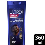 Ultrex Men Classic Action 2 in 1 Шампоан против пърхот & Conditioner с двойно действие 360ml