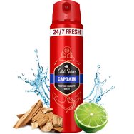 Old Spice Captain Deodorant Body Spray 150ml Old Spice Captain Deodorant Body Spray 150ml