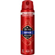 Old Spice Captain Deodorant Body Spray 150ml - Дезодорант спрей за тяло за мъже 48Часова защита