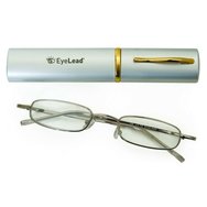 Eyelead Pocket Джобни очила за четене Сребърни, с метална рамка Eyelead Pocket Джобни очила за четене Сребърни, с метална рамка