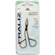 Fraliz F414 Scissors Tweezers Пинсети за вежди с дръжка 1 брой Fraliz F414 Scissors Tweezers Пинсети за вежди с дръжка 1 брой