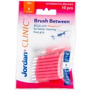 Jordan Clinic Brush Between Interdental Brushes 10 бр - Small 0.05mm - Интердентални четки с дръжка за многократна употреба Jordan Clinic Brush Between Interdental Brushes 10 бр - Small 0.05mm - Интердентални четки с дръжка за многократна употреба
