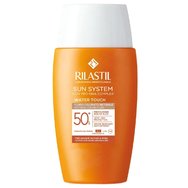 Rilastil Sun System Water Touch Colored Moisturizing Face Fluid Spf50+, 50ml - Фино течащ слънцезащитен крем, хидратираща емулсия за лице с много висока защита и матов ефект Rilastil Sun System Water Touch Colored Moisturizing Face Fluid Spf50+, 50ml - Фино течащ слънцезащитен крем, хидратираща емулсия за лице с много висока защита и матов ефект