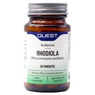 Quest Rhodiola 250mg Extract Хранителна добавка с екстракт от корени на растение Родиола за управление на стреса 30tabs Quest Rhodiola 250mg Extract Хранителна добавка с екстракт от корени на растение Родиола за управление на стреса 30tabs